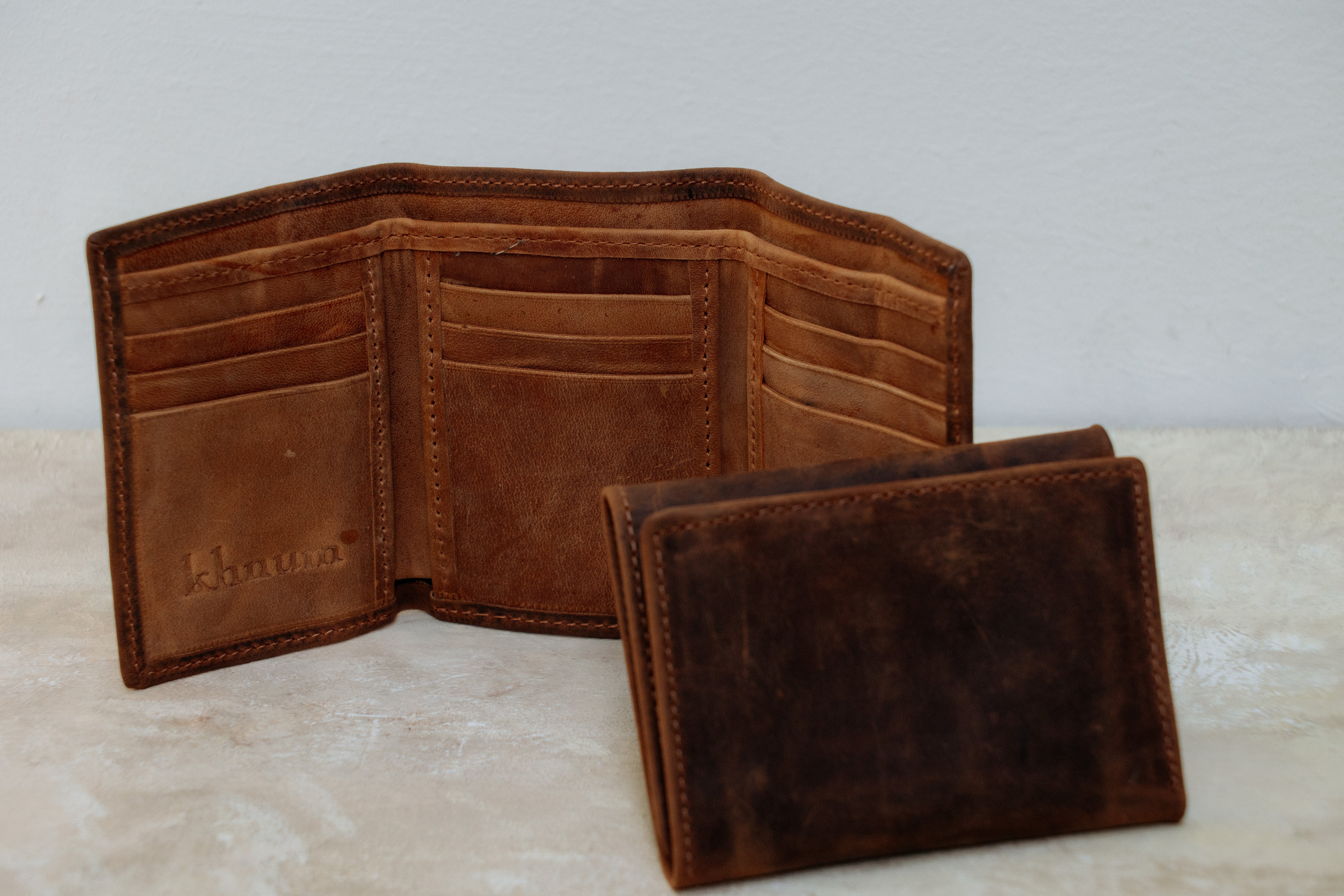 Chocolate Brown Leather Wallet