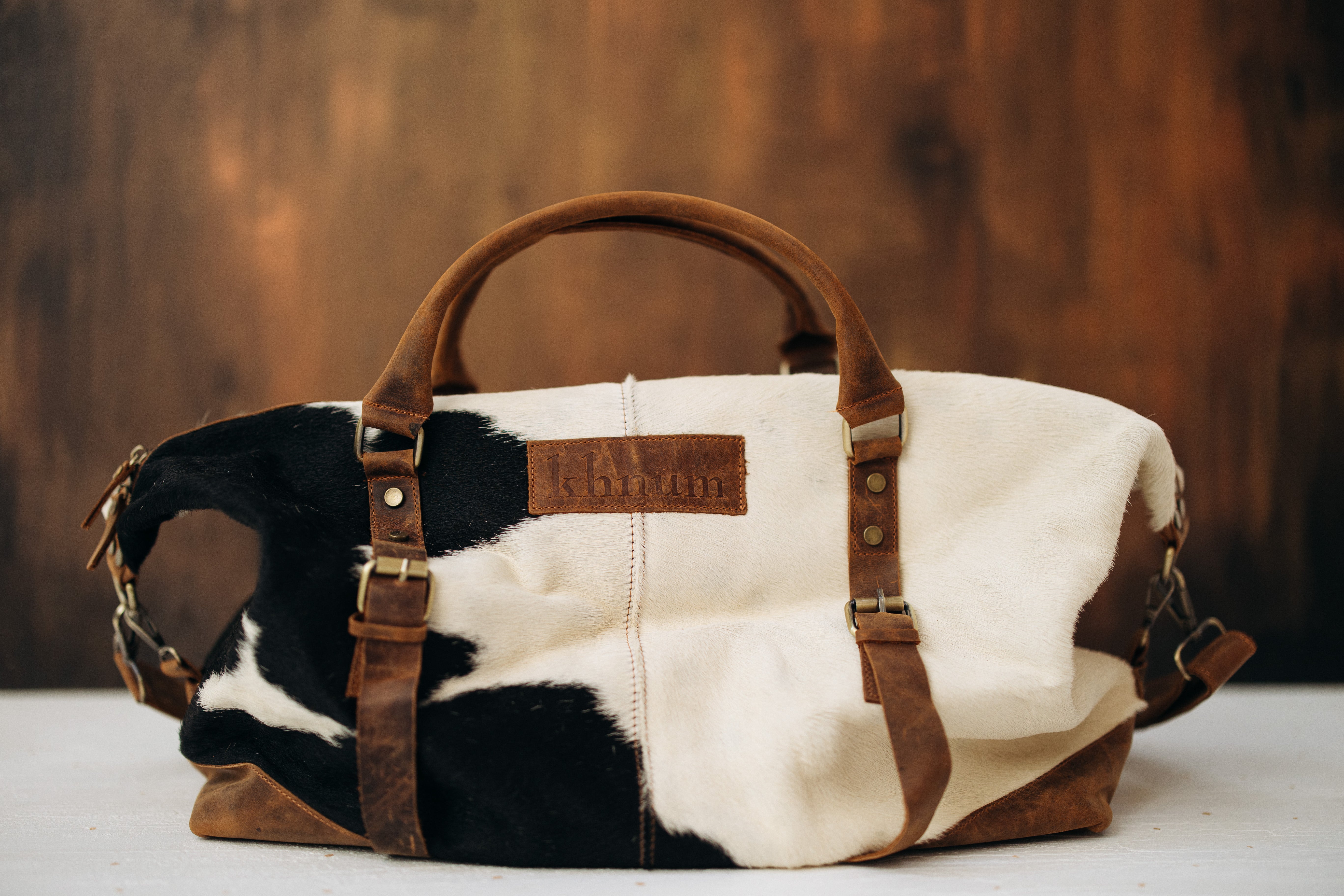 Cowhide Duffle Bag