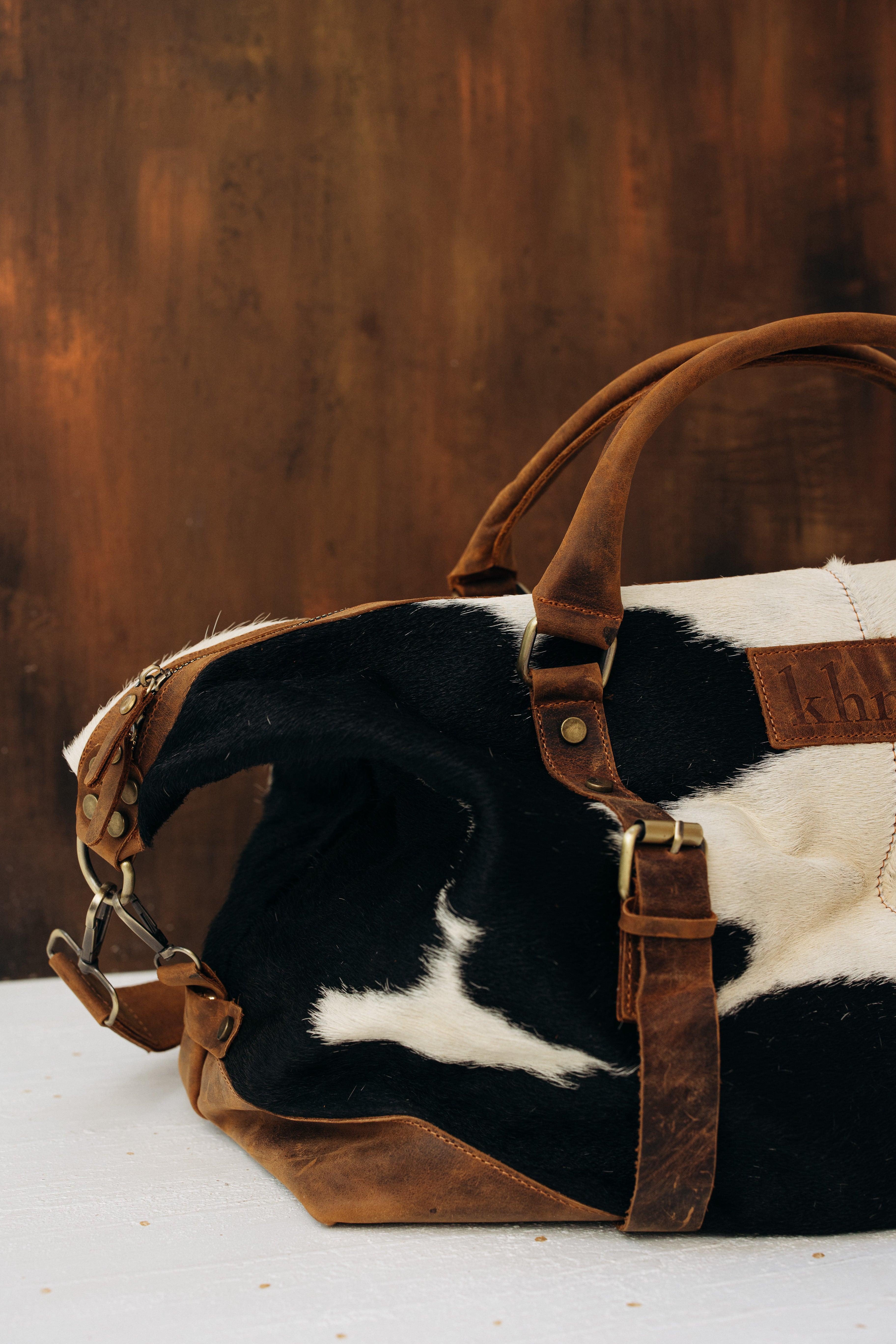 Cowhide Duffle Bag