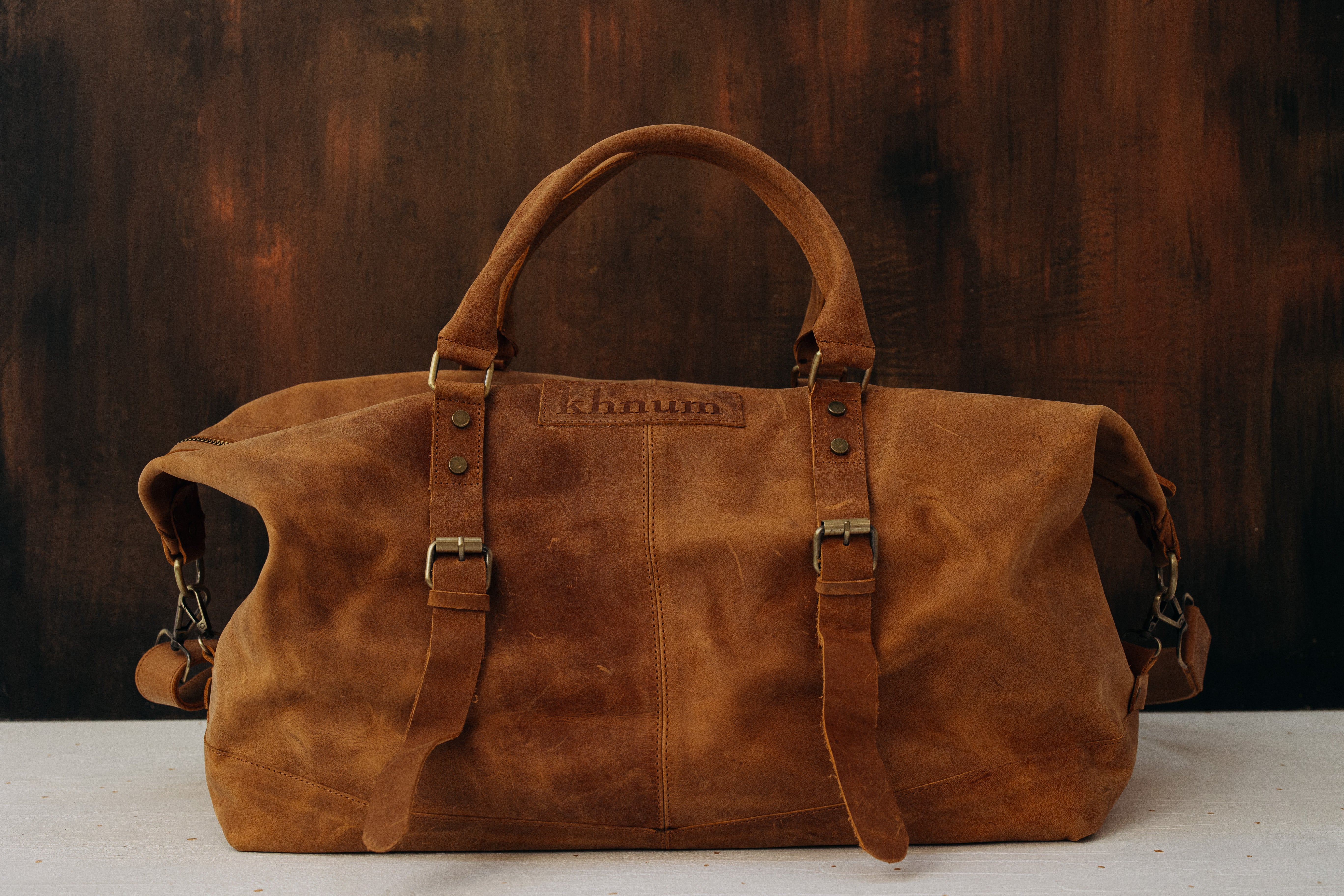 Camel Duffle Bag