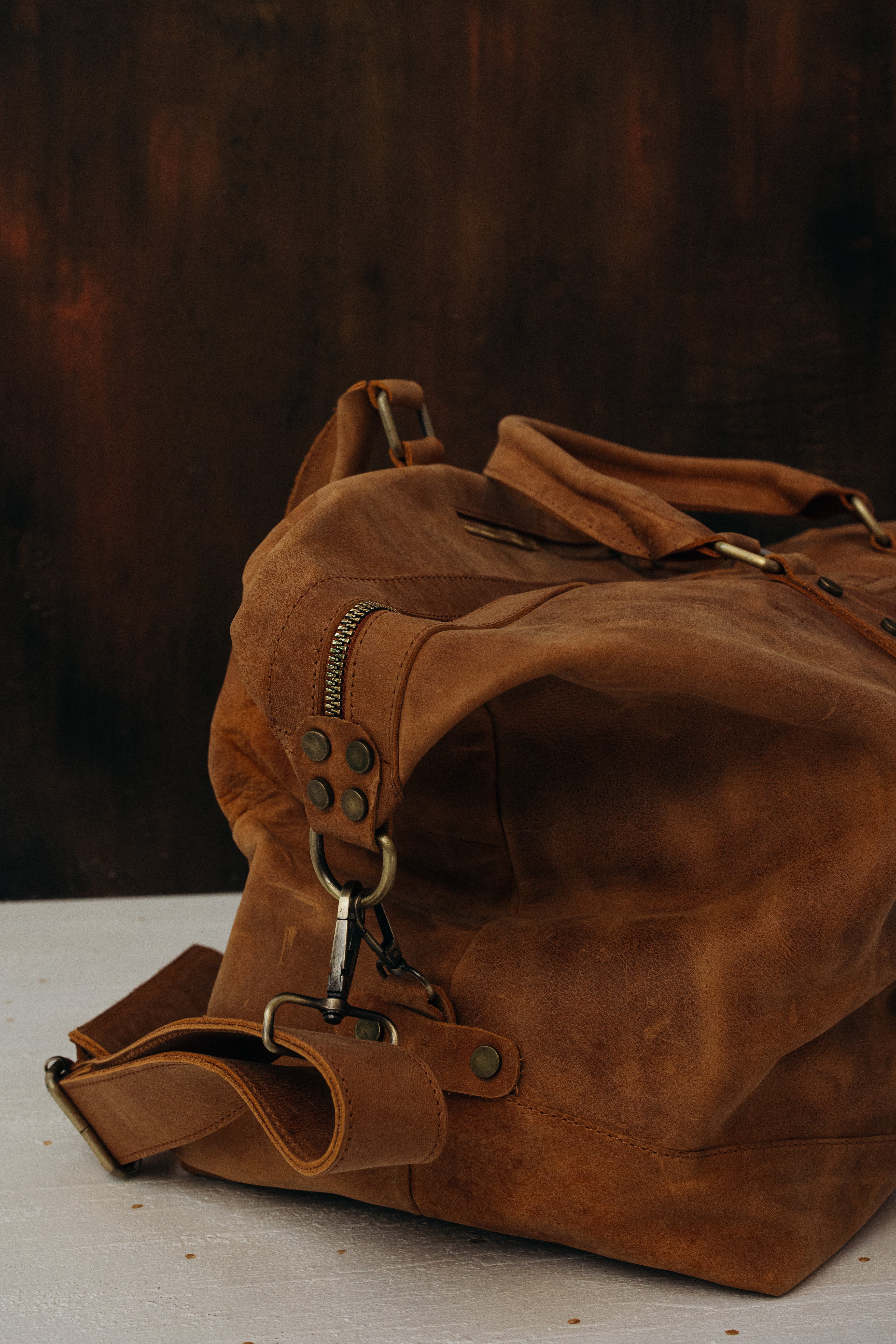 Camel Duffle Bag