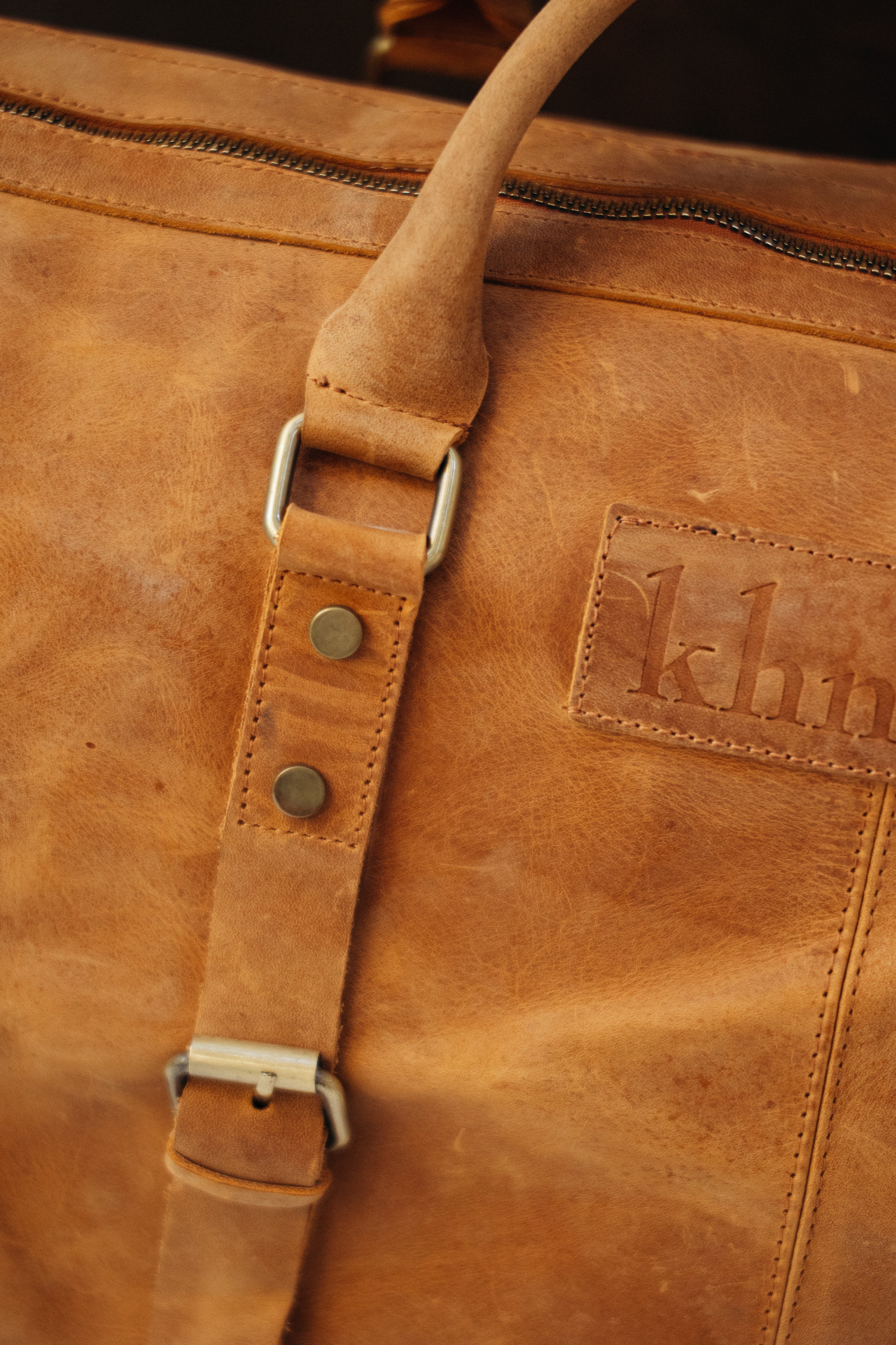 Camel Duffle Bag